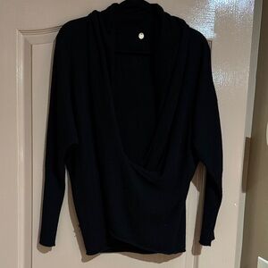 Elegant Black Women's Cashmere Sweater